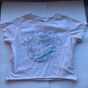 Cropped Colorado Tee
